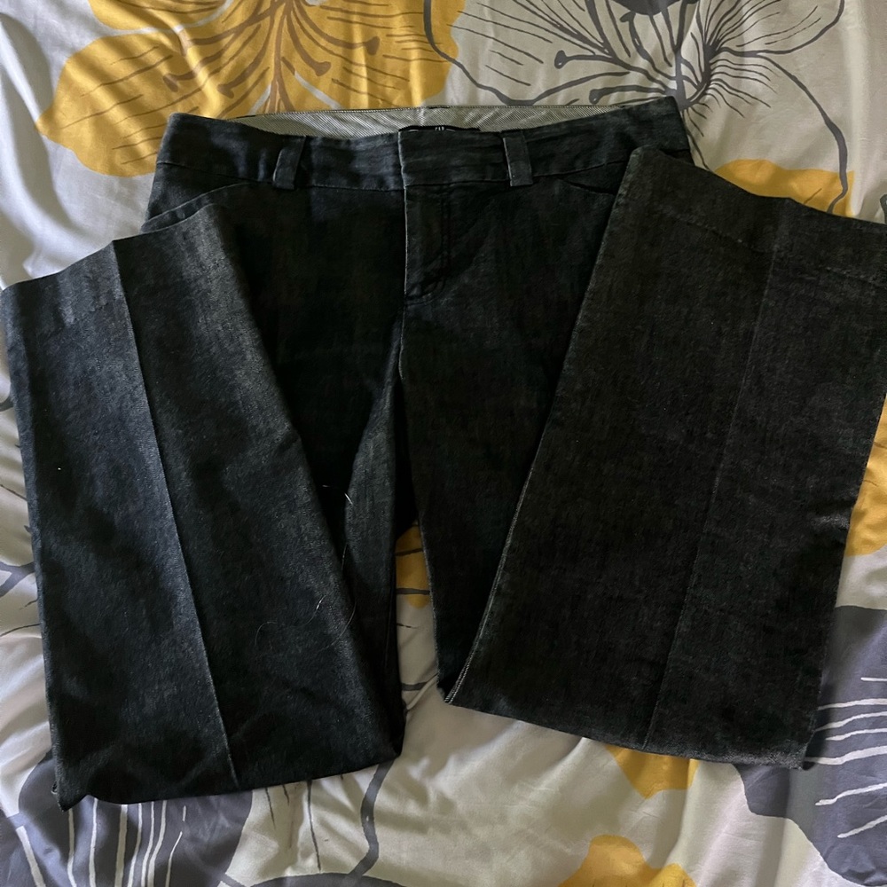 GAP dark denim wide leg pants